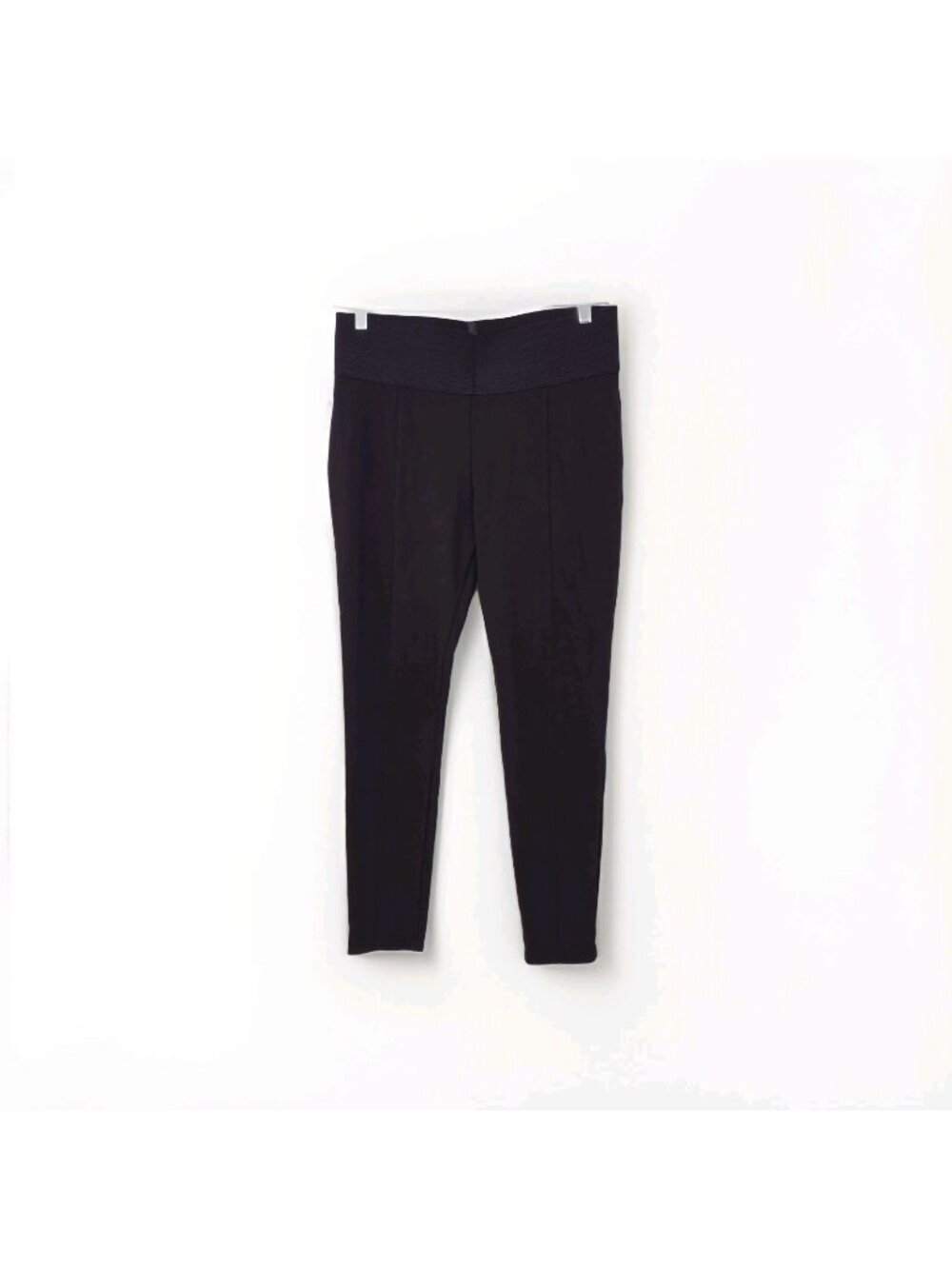 Nygard Slims Pants Women L Brown High Waist Leggings Stretch Travel Pull On Edgy